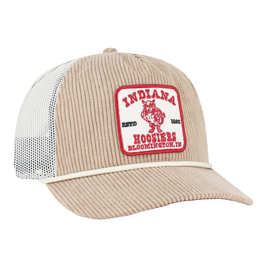 Indiana Hoosiers '47 Brand Cordlandia Hitch RF Hat – Tan - Front Right View