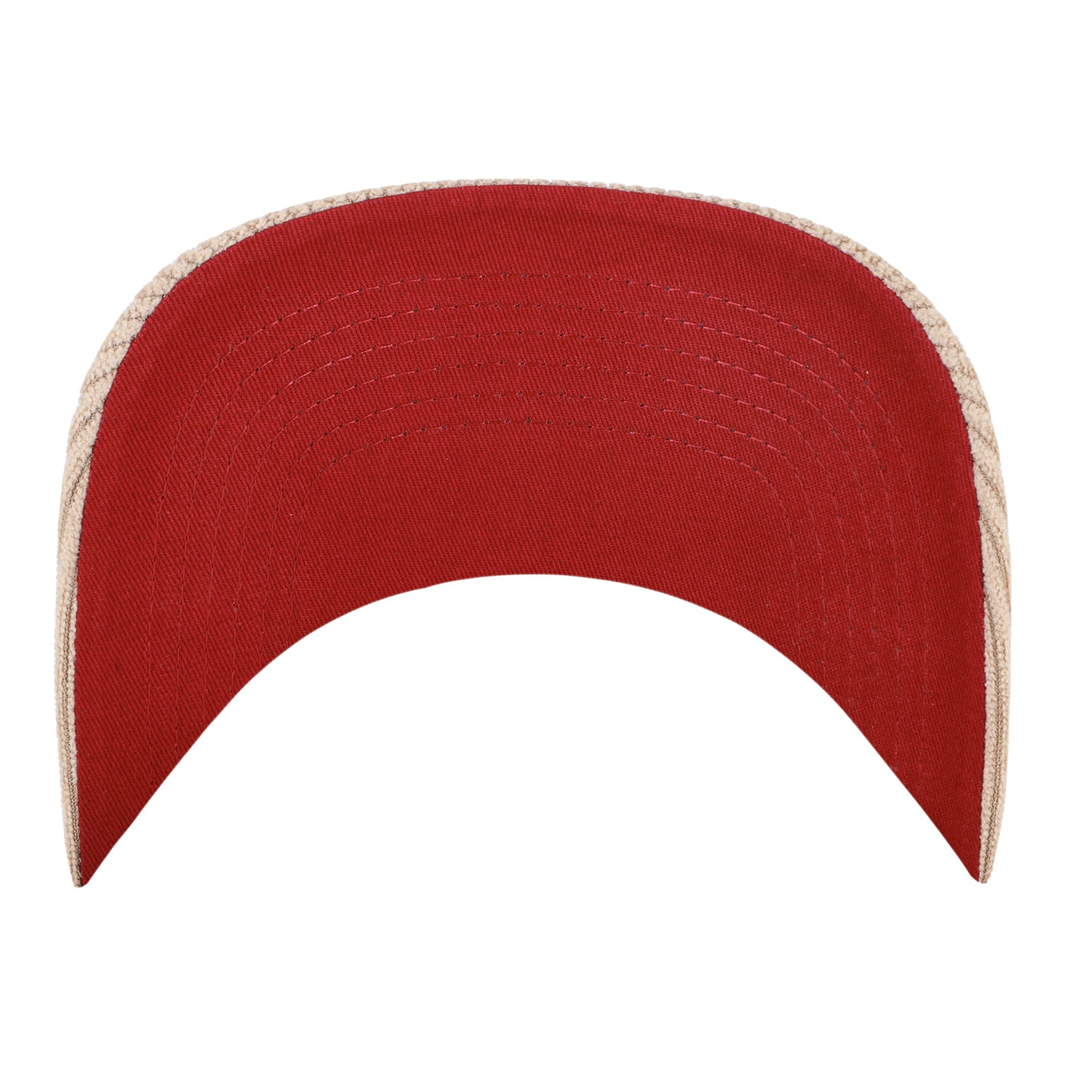 Indiana Hoosiers '47 Brand Cordlandia Hitch RF Hat – Tan - Under Bill View
