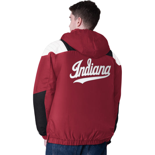 Indiana Hoosiers Charger Vault Crimson Jacket - Back View