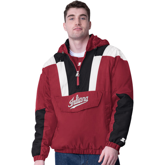 Indiana Hoosiers Charger Vault Crimson Jacket - Front View