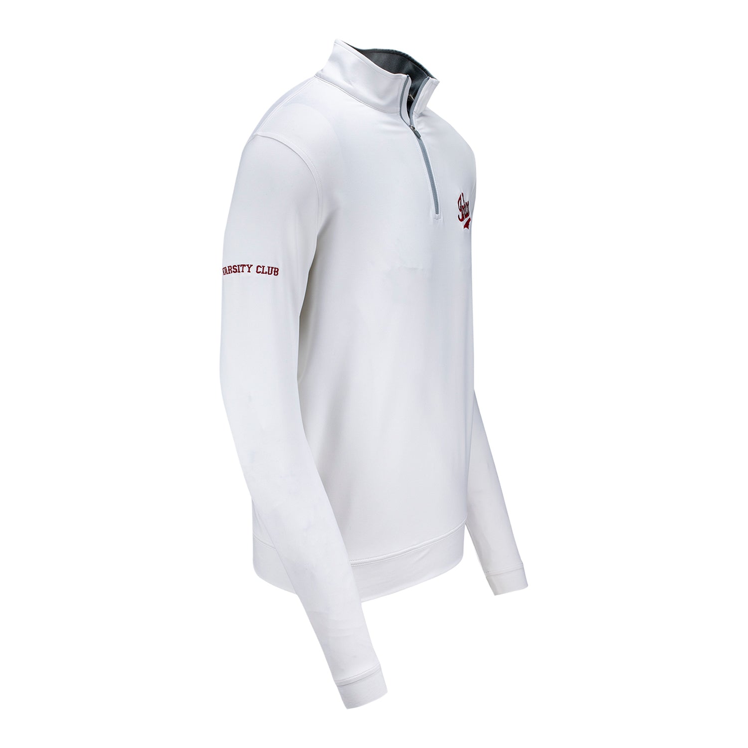 Indiana University Varsity Club White Quarter-Zip Pullover
