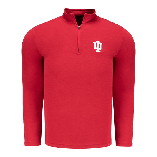Indiana University Varsity Club Red Quarter Zip Pullover