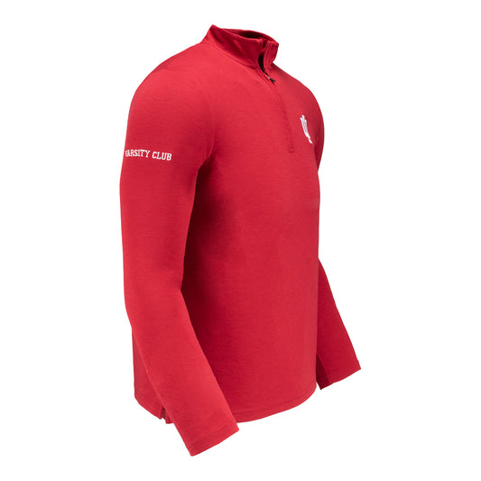 Indiana University Varsity Club Red Quarter Zip Pullover