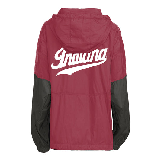 Indiana Hoosiers Retro Pullover Windbreaker - Back View