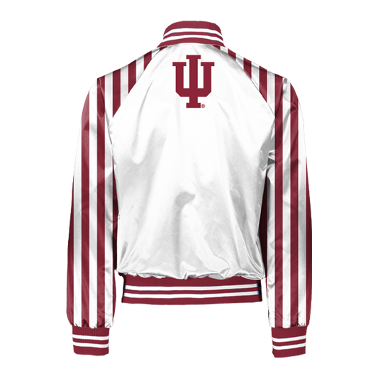 Indiana Hoosiers Candy Stripe Coach Jacket