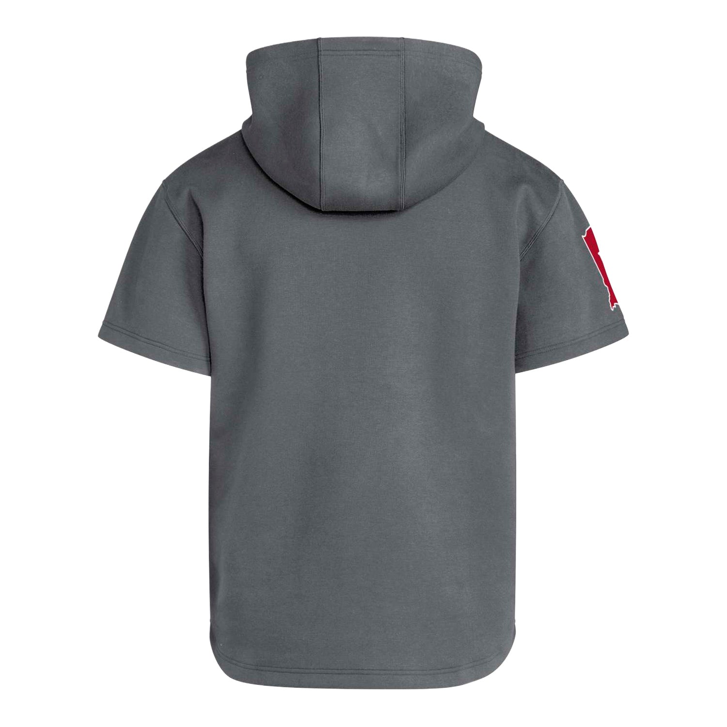 Indiana Hoosiers Dugout Short Sleeve Hoodie - Back View