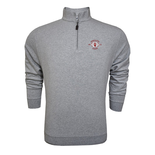 Indiana Hoosiers Horn Legend 2025 National Champions Undefeated Season 1/4 Zip Pullover