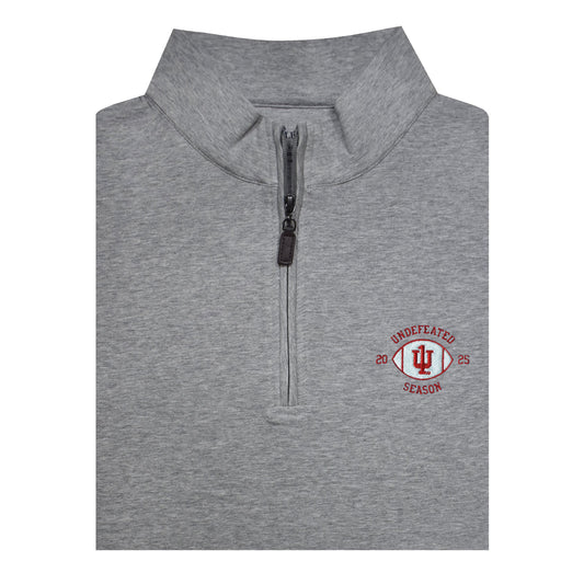 Indiana Hoosiers Horn Legend 2025 National Champions Undefeated Season 1/4 Zip Pullover