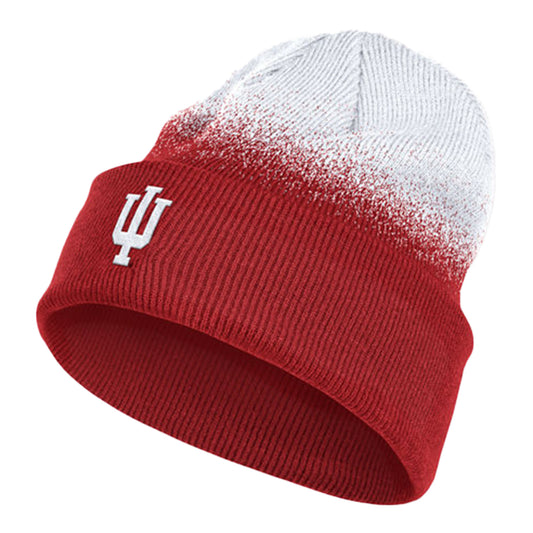 Indiana Hoosiers Adidas Gradient Crimson Knit Hat - Front View