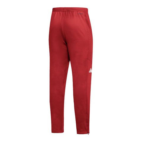 Indiana Hoosiers Adidas Sideline Tapered Crimson Pant - Back View