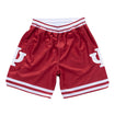 Indiana Hoosiers Basketball 1974-1976 Crimson Game Shorts - Front View