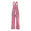 Indiana Hoosiers Candy Stripe Overalls - Front View