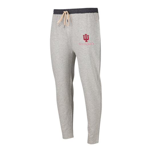 Indiana Hoosiers French Terry Heather Grey Pants - Front View