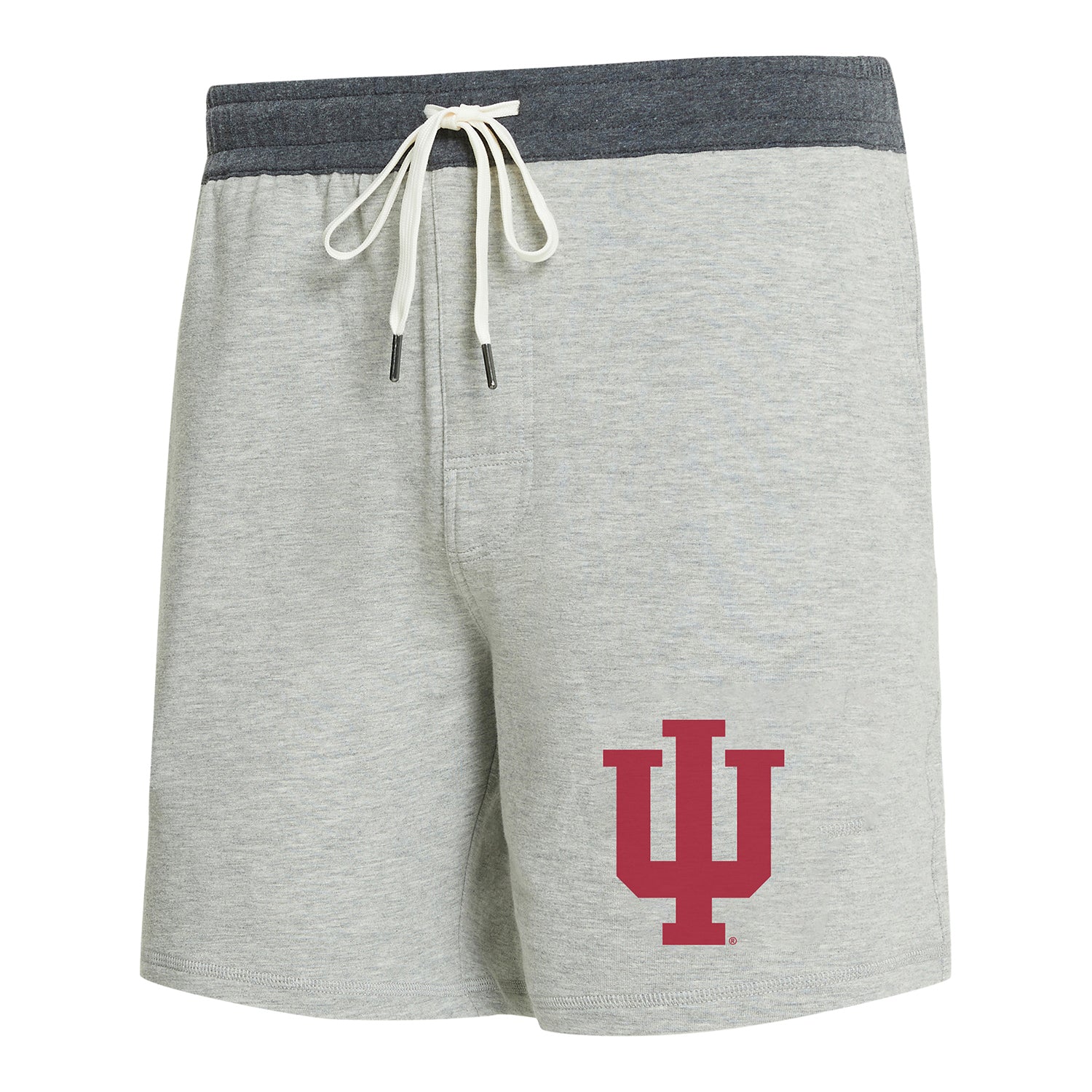 Indiana Hoosiers French Terry Heather Grey Short - Front View