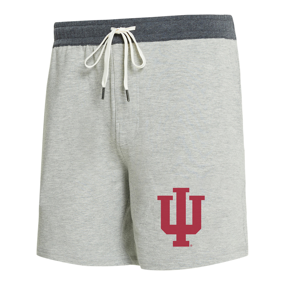 Indiana Hoosiers French Terry Heather Grey Short - Front View