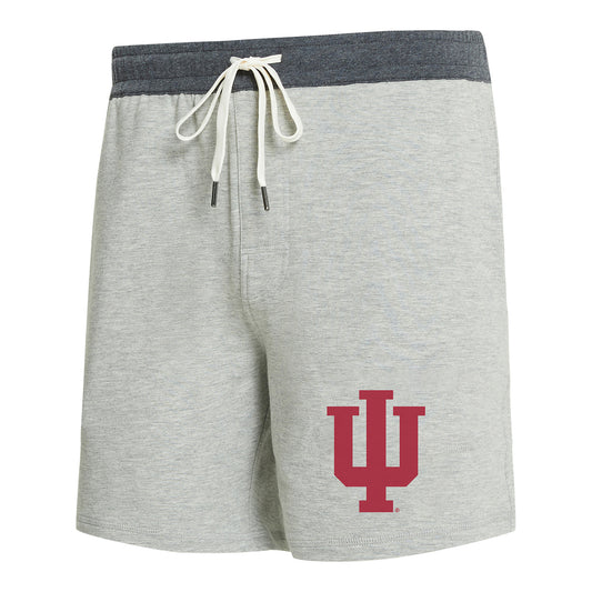 Indiana Hoosiers French Terry Heather Grey Short - Front View