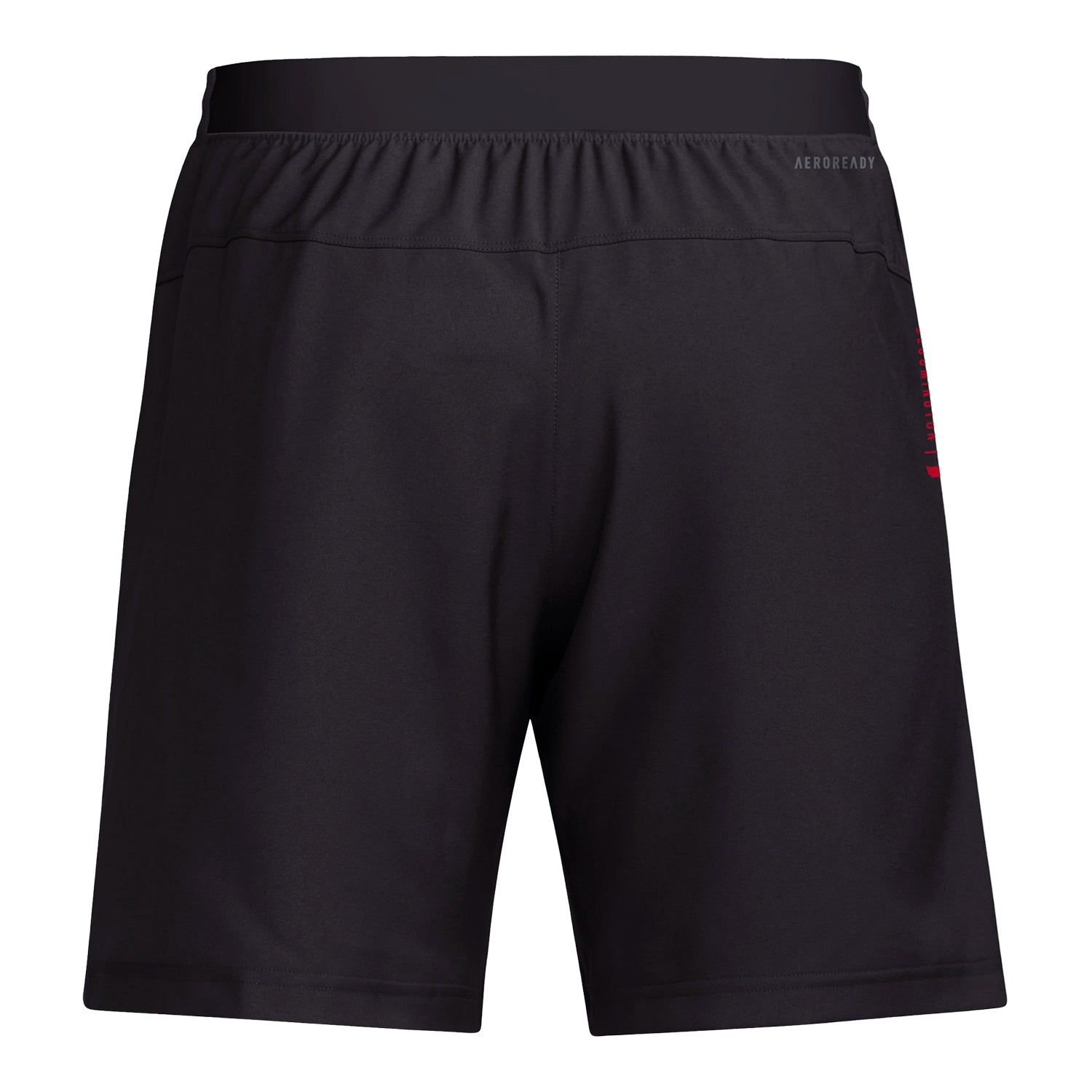 Indiana Hoosiers Adidas Training Black Shorts - Back View