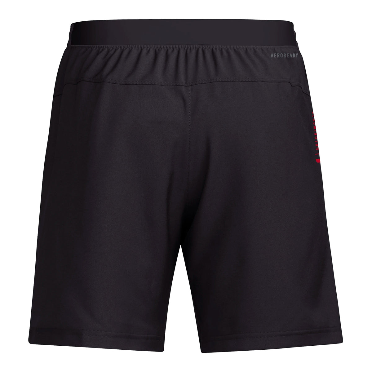 Indiana Hoosiers Adidas Training Black Shorts - Back View
