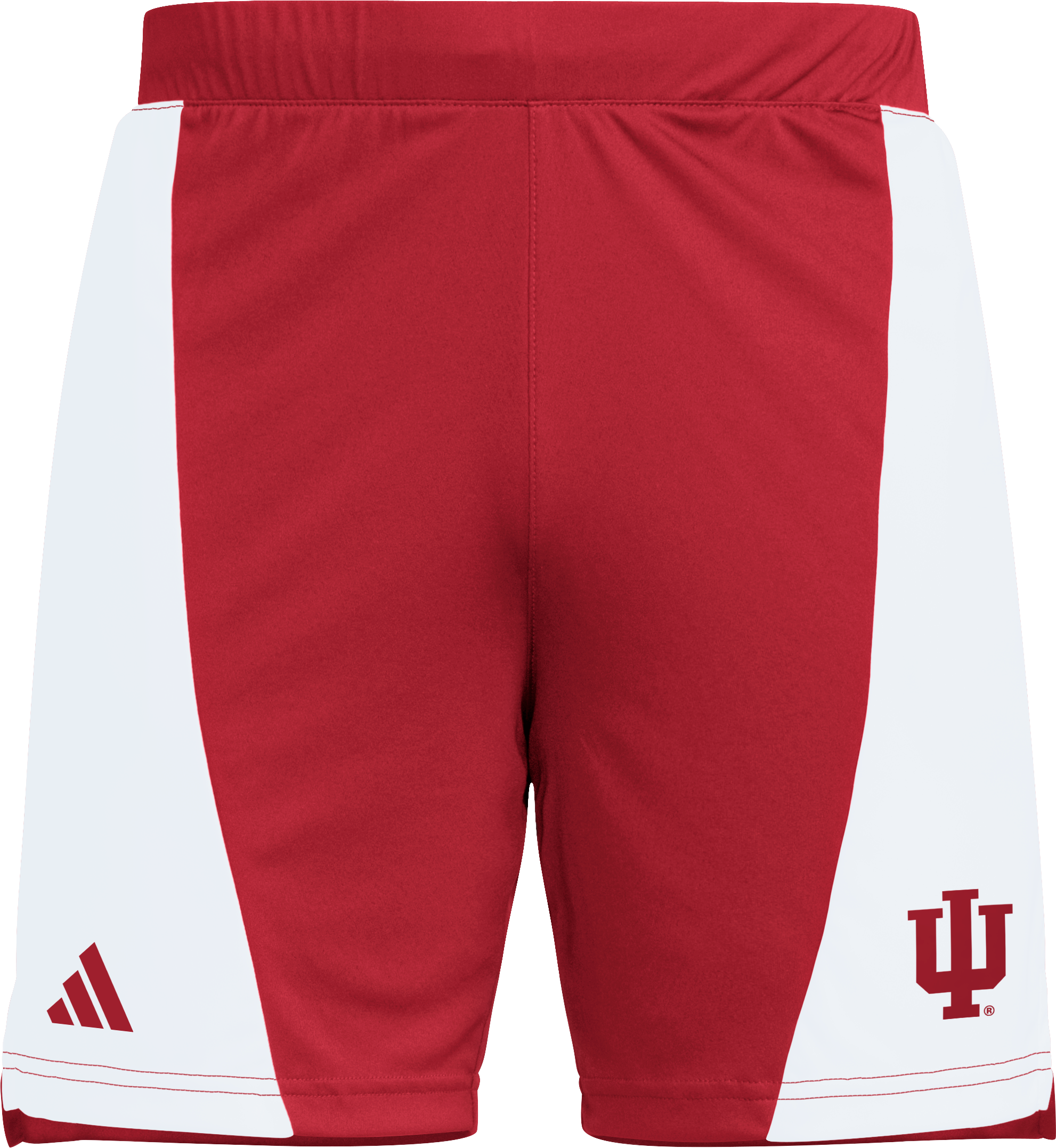 Indiana Hoosiers Adidas Crimson and White Shorts - Front View