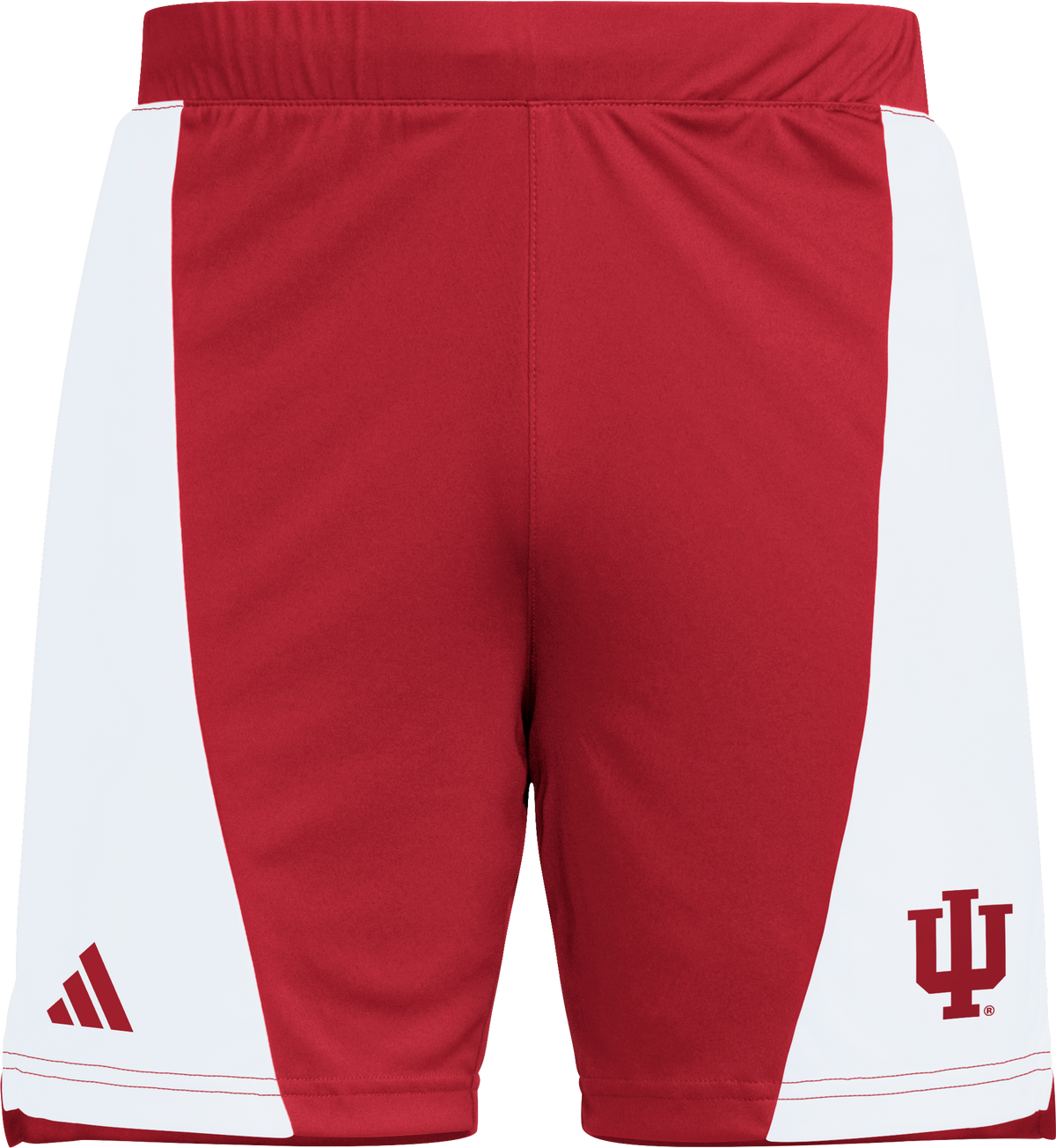 Indiana Hoosiers Adidas Crimson and White Shorts - Front View