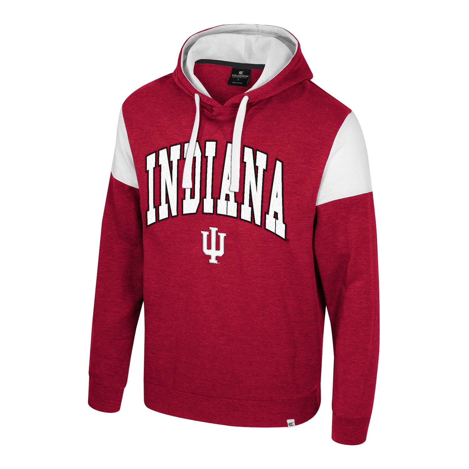 Indiana Hoosiers Byrde French Terry Crimson Sweatshirt - Front View