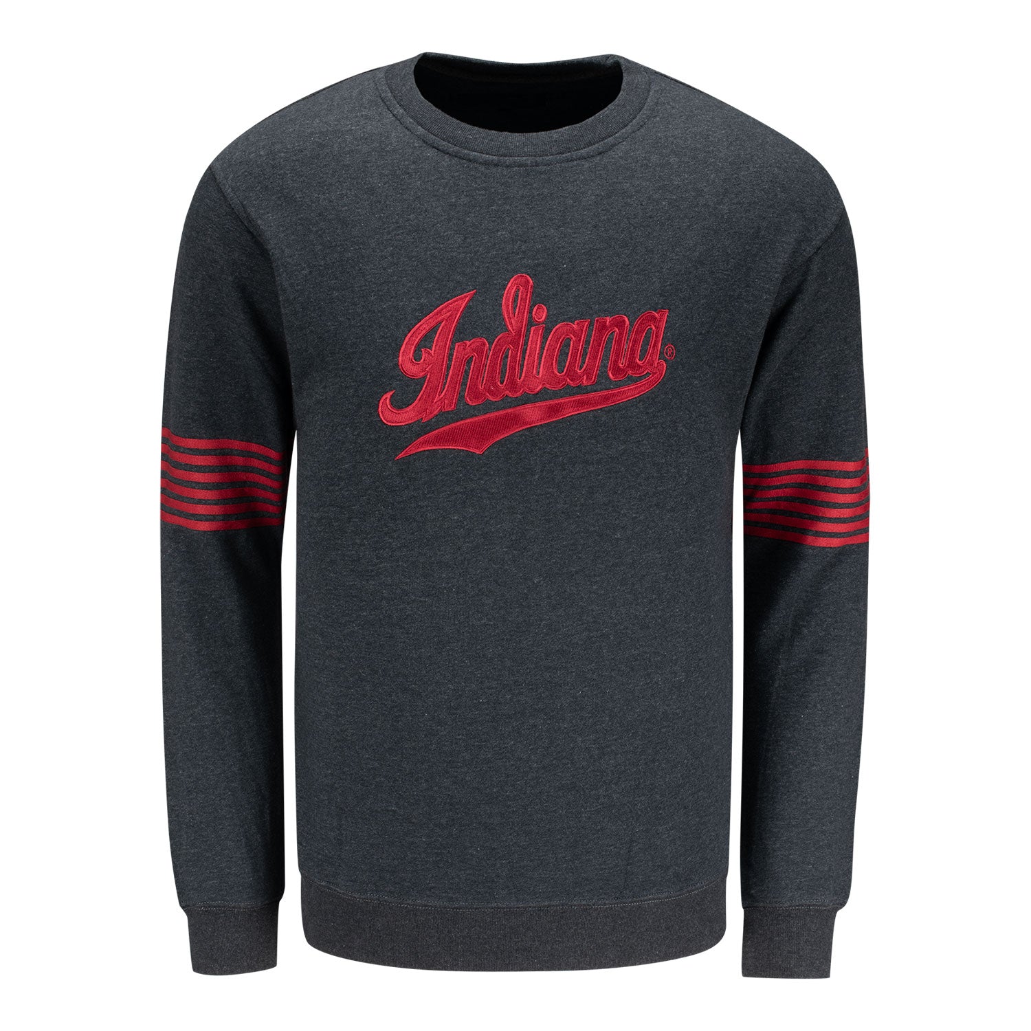 Indiana Script Flag Indiana Hoosiers Script Crewneck - Official Indiana University ...