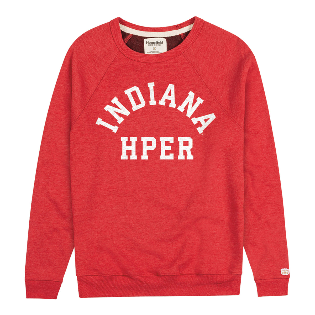 Indiana Hoosiers HPER Rec Sports Crewneck - Front View
