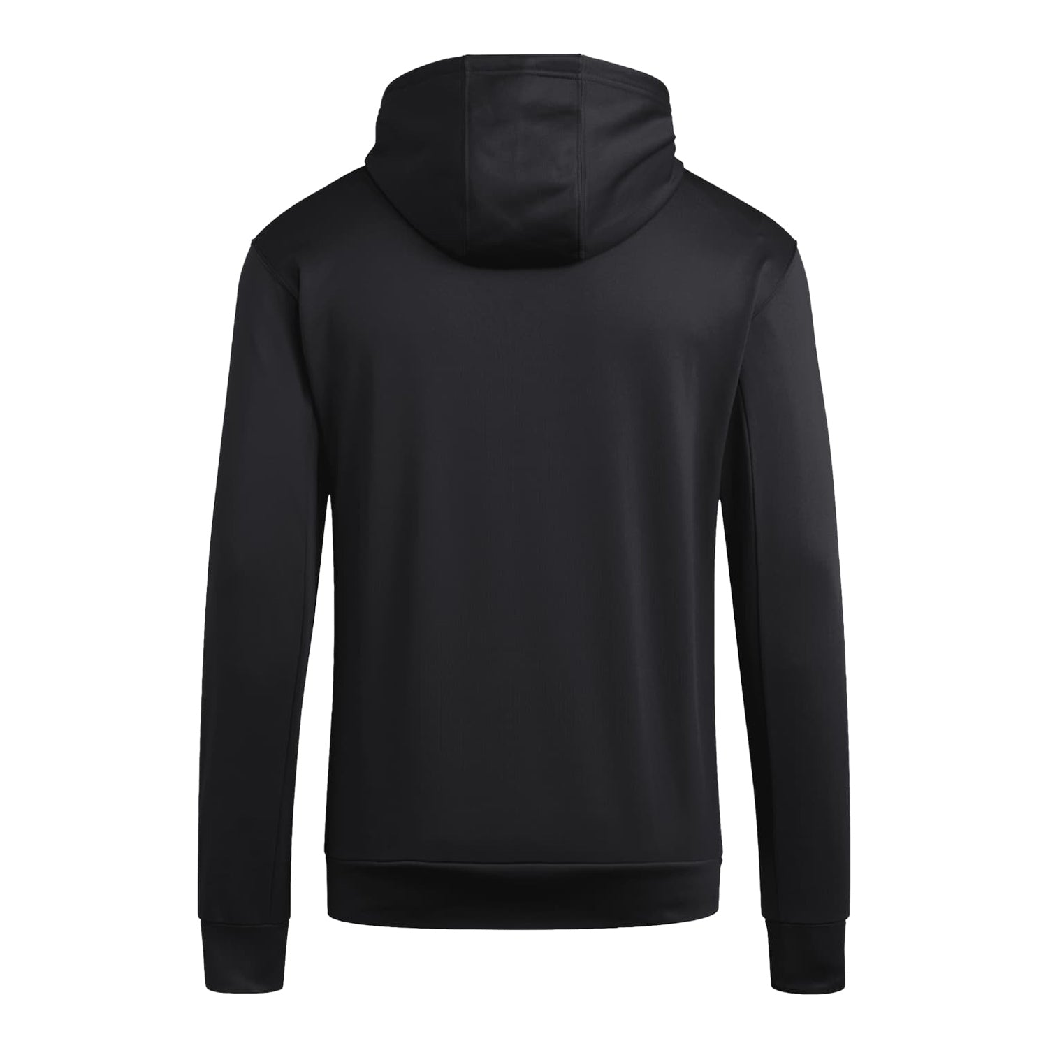 Indiana Hoosiers adidas Football Laces Black Hoodie - Back View