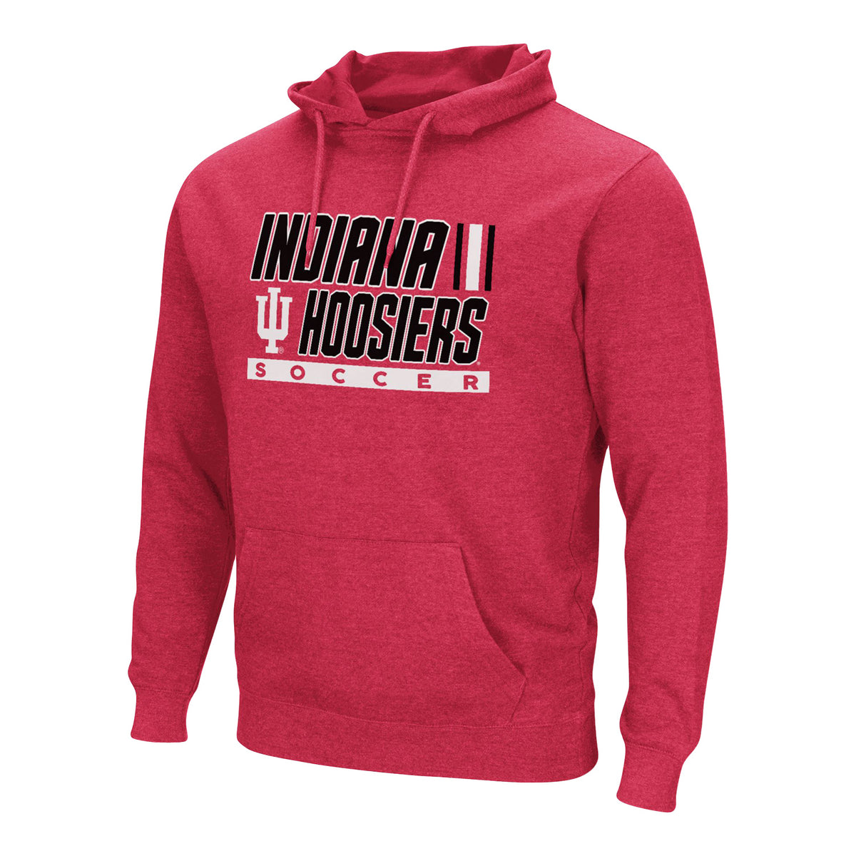 Indiana Hoosiers Soccer Crimson Hood - Front View