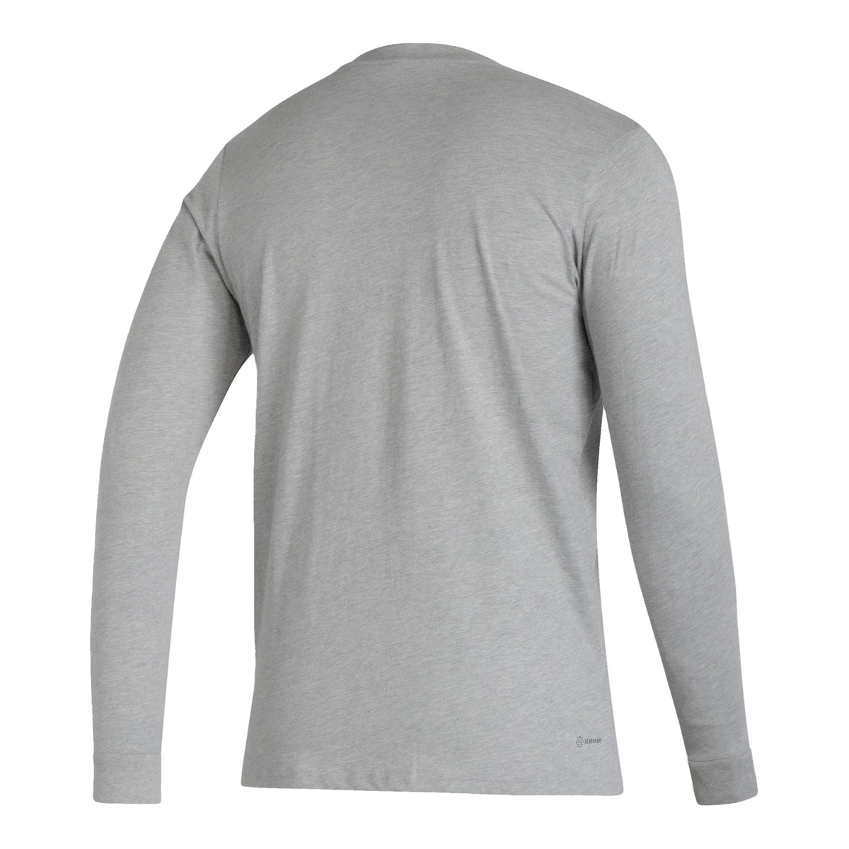 Indiana Hoosiers Adidas Locker Issued By Long Sleeve Grey T-Shirt - Back View