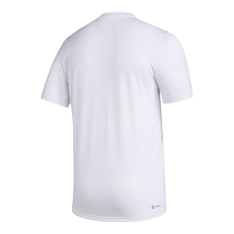 Indiana Hoosiers Adidas Locker Fade Basketball White T-Shirt
