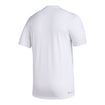 Indiana Hoosiers Adidas Pride White T-Shirt - Back View