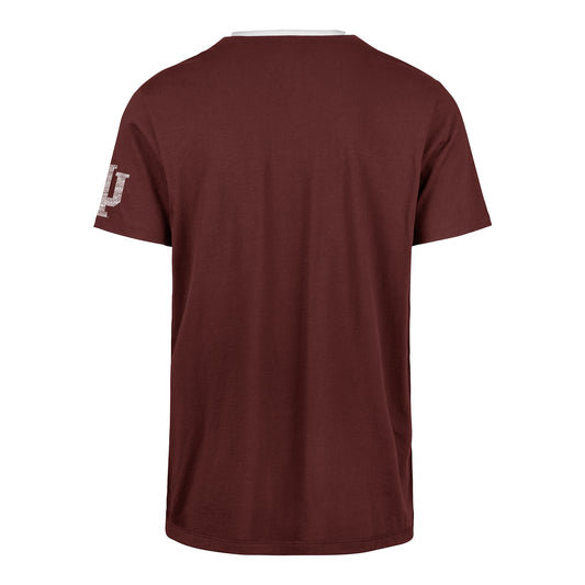 Indiana Hoosiers Double Header Crimson T-Shirt - Back View