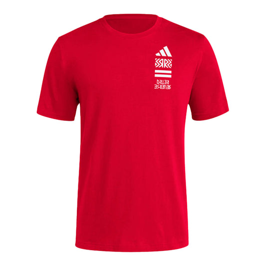 Indiana Hoosiers Adidas Reverse Retro State Crimson T-Shirt - Front View