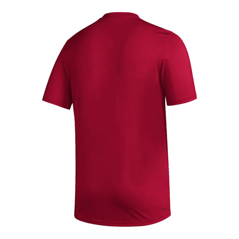 Indiana Hoosiers Adidas Baseball Diamond Crimson T-Shirt - Back View
