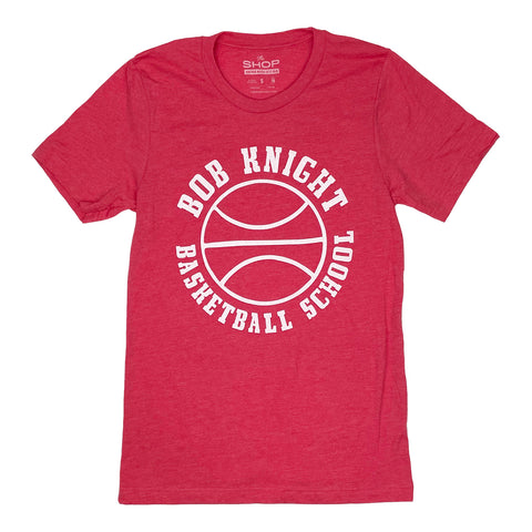 Bob Knight Basketball School Crimson T-Shirt - Official Indiana ...