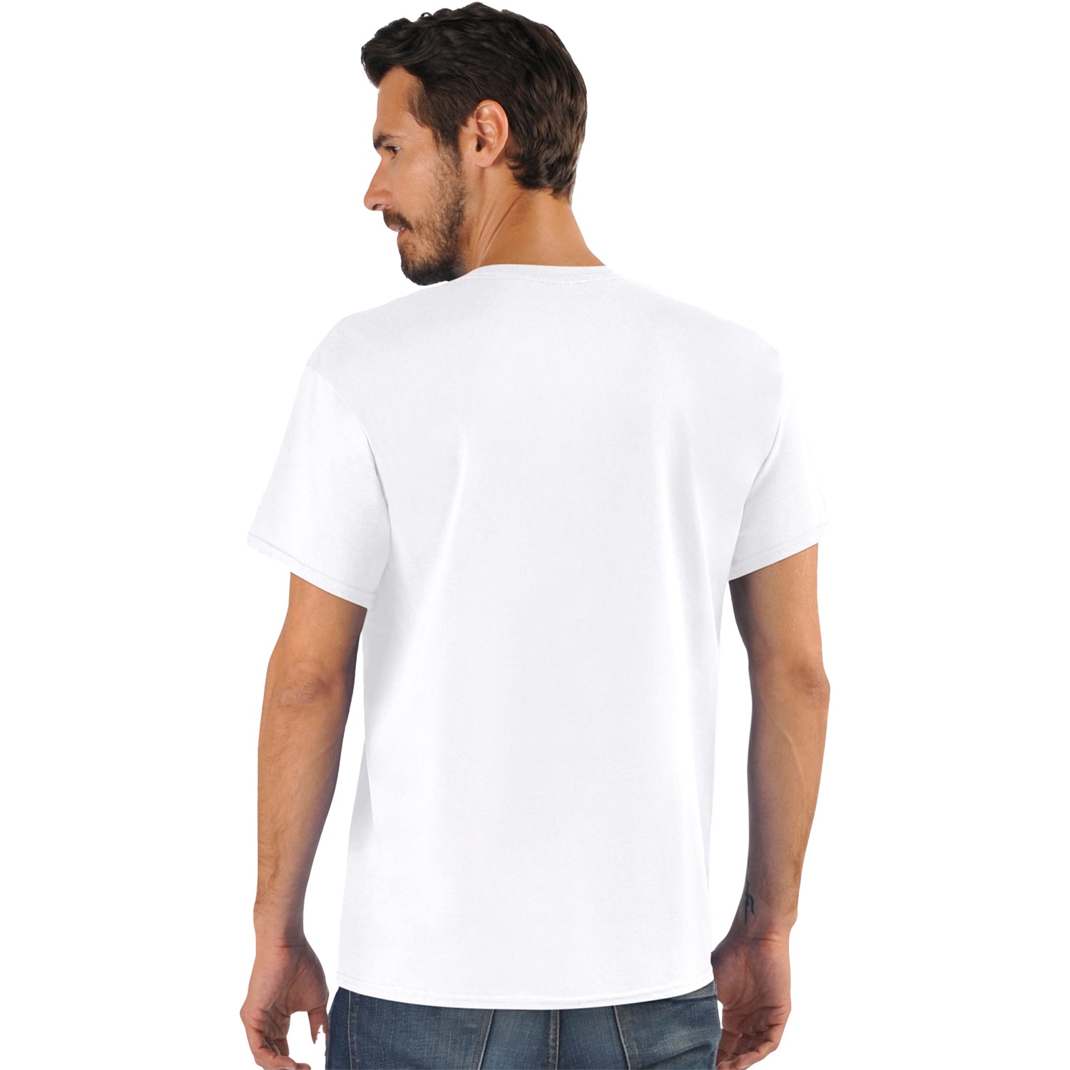 Indiana Hoosiers Football Hoosier Nation White T-Shirt - Back view