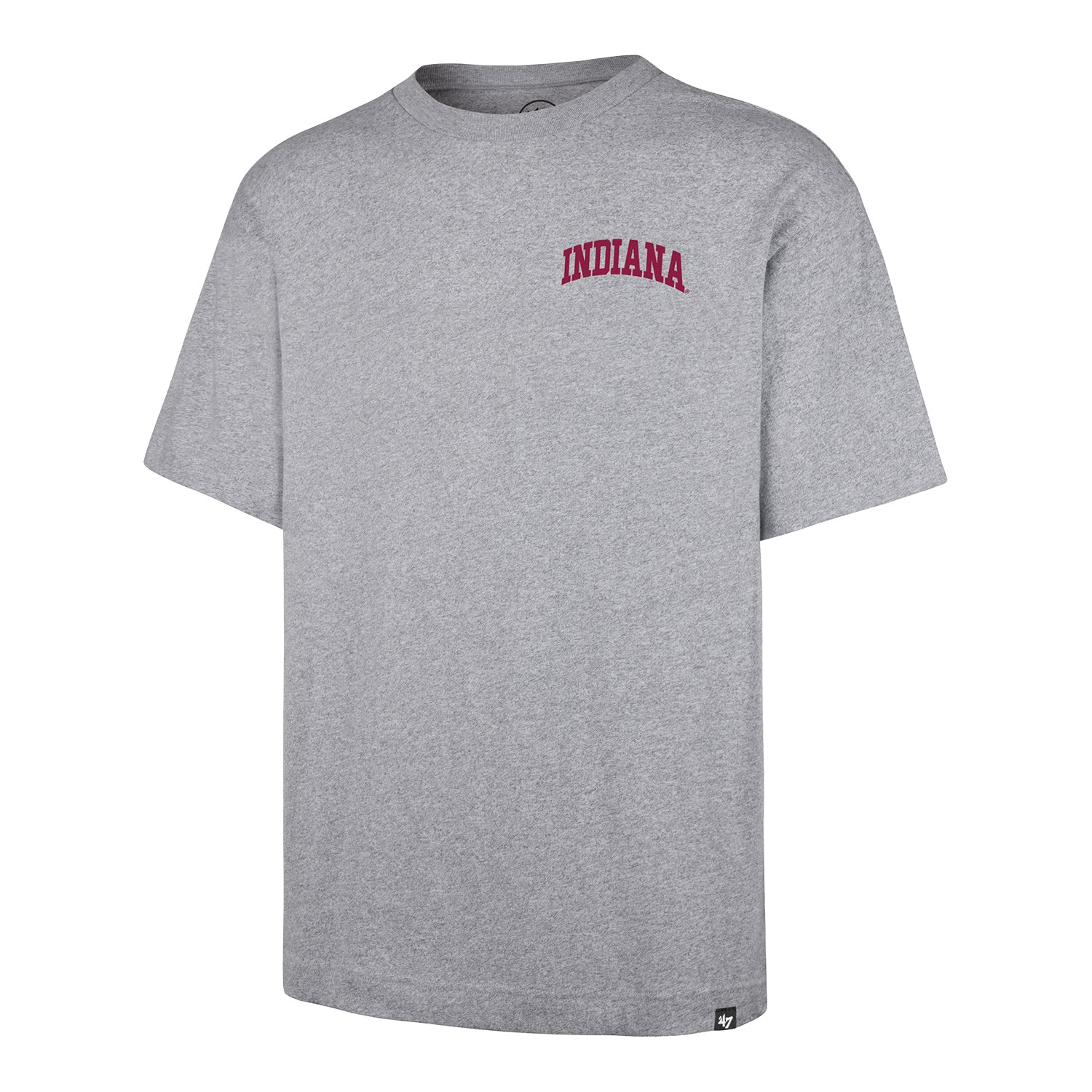 Indiana Hoosiers 47 Brand Grey Throwback Logos T-Shirt - Front View
