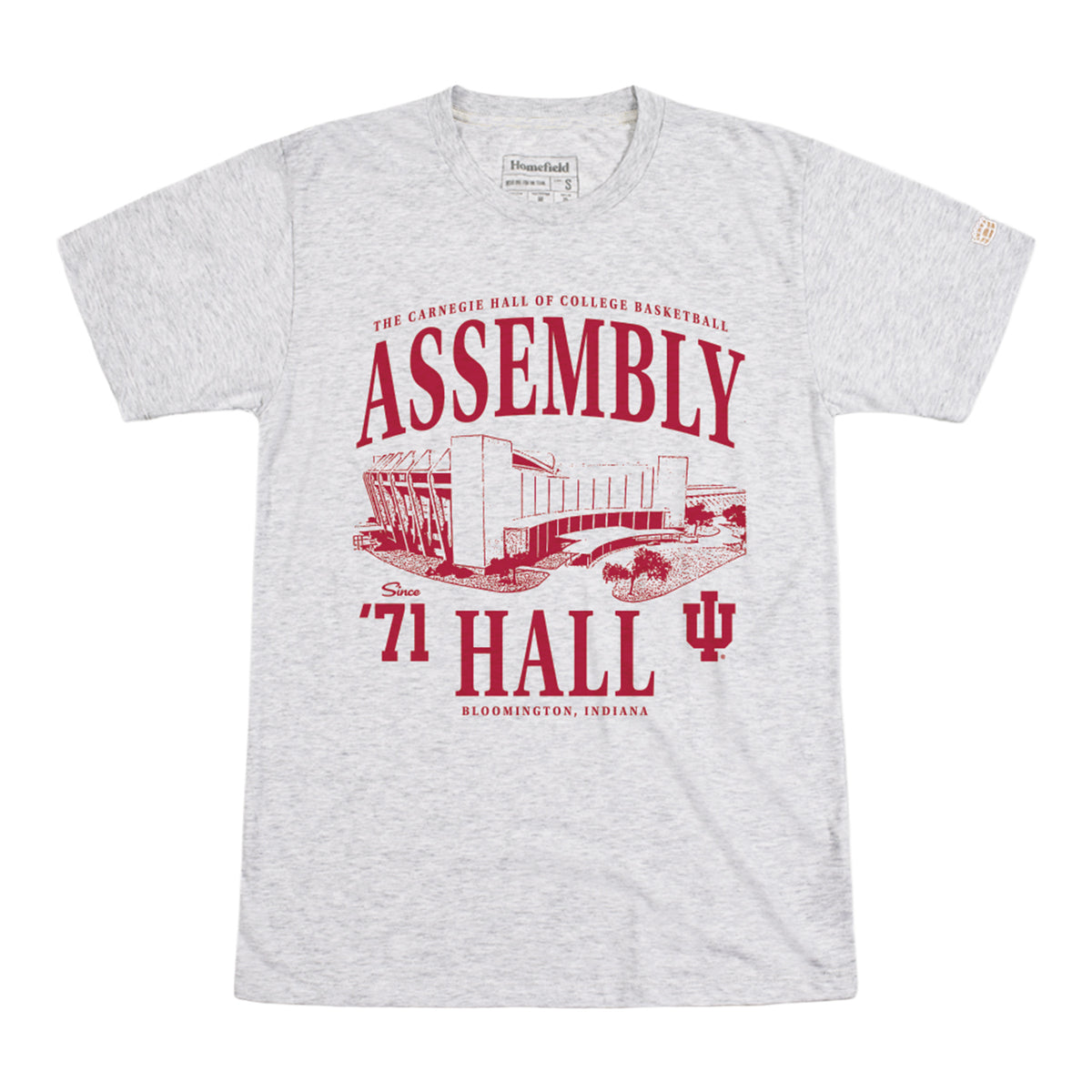 Indiana Hoosiers 1971 Assembly Hall T-Shirt - front view