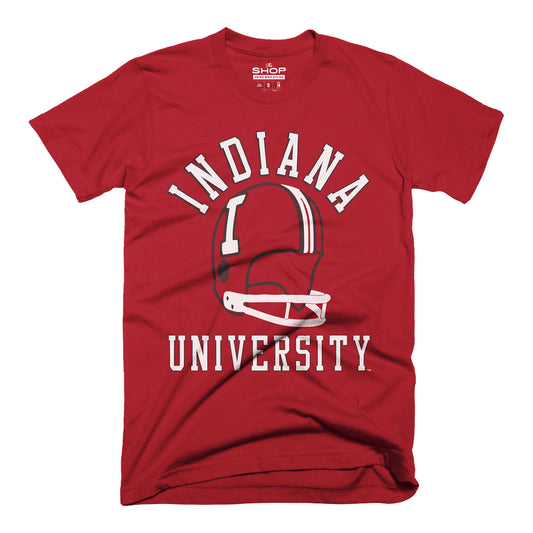 Indiana Hoosiers Vintage Football Helmet T-Shirt - Front View