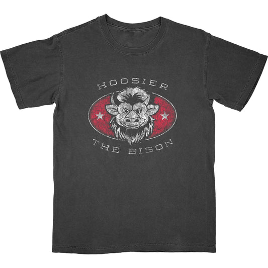 Indiana Hoosiers Hoosier the Bison Emblem T-Shirt - Front View