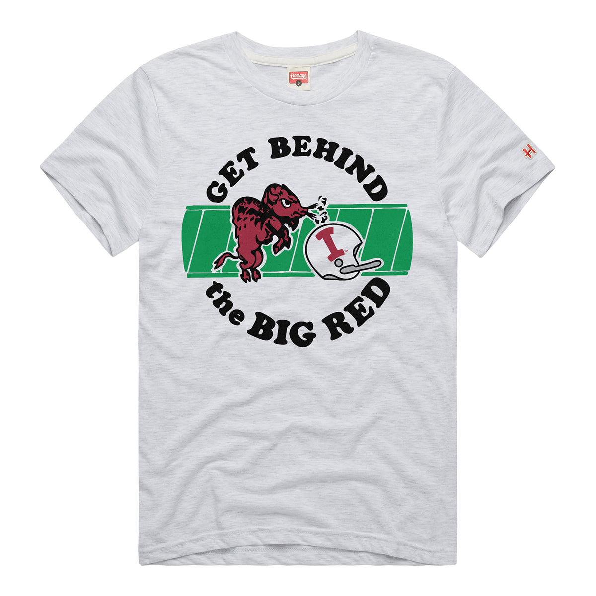 Indiana Hoosiers Get Behind T-Shirt - Front View