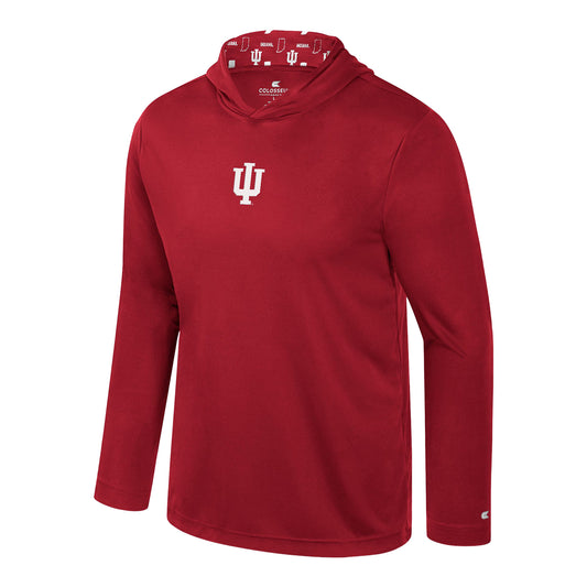 Indiana Hoosiers Truthsayer Long Sleeve Hooded T-Shirt - Front VIew