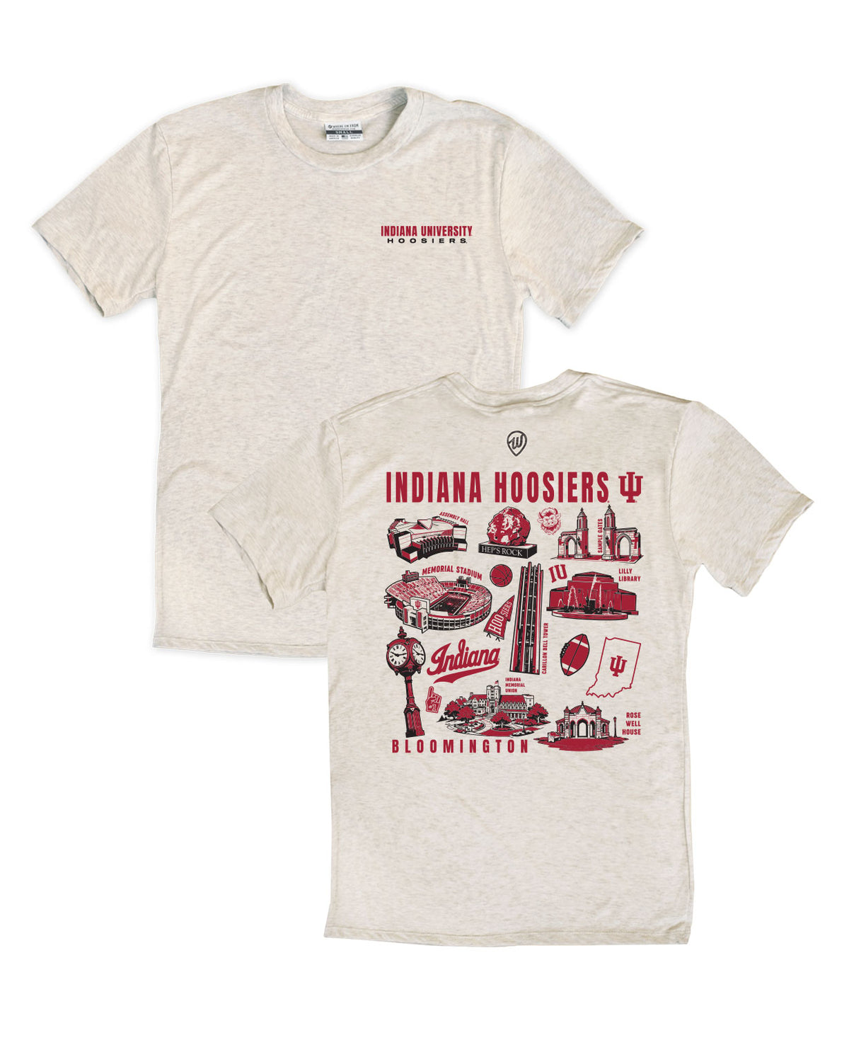 Indiana Hoosiers Bloomington Icons T-Shirt