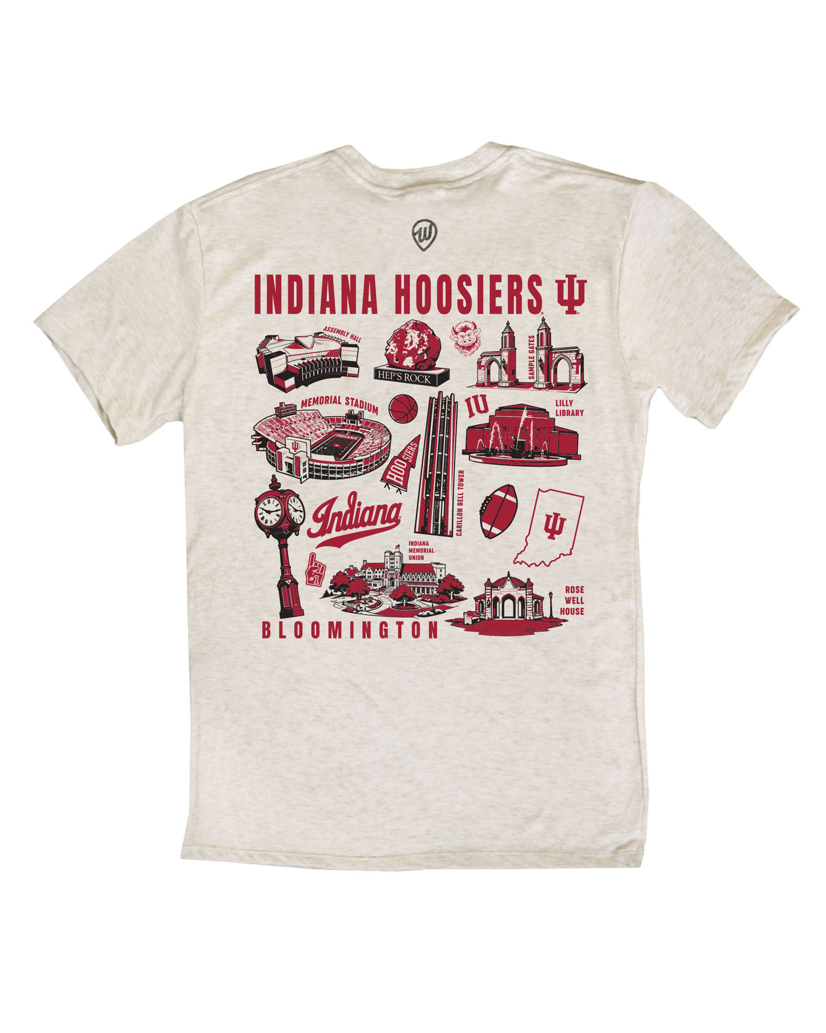 Indiana Hoosiers Bloomington Icons T-Shirt