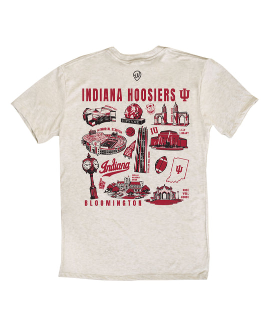 Indiana Hoosiers Bloomington Icons T-Shirt