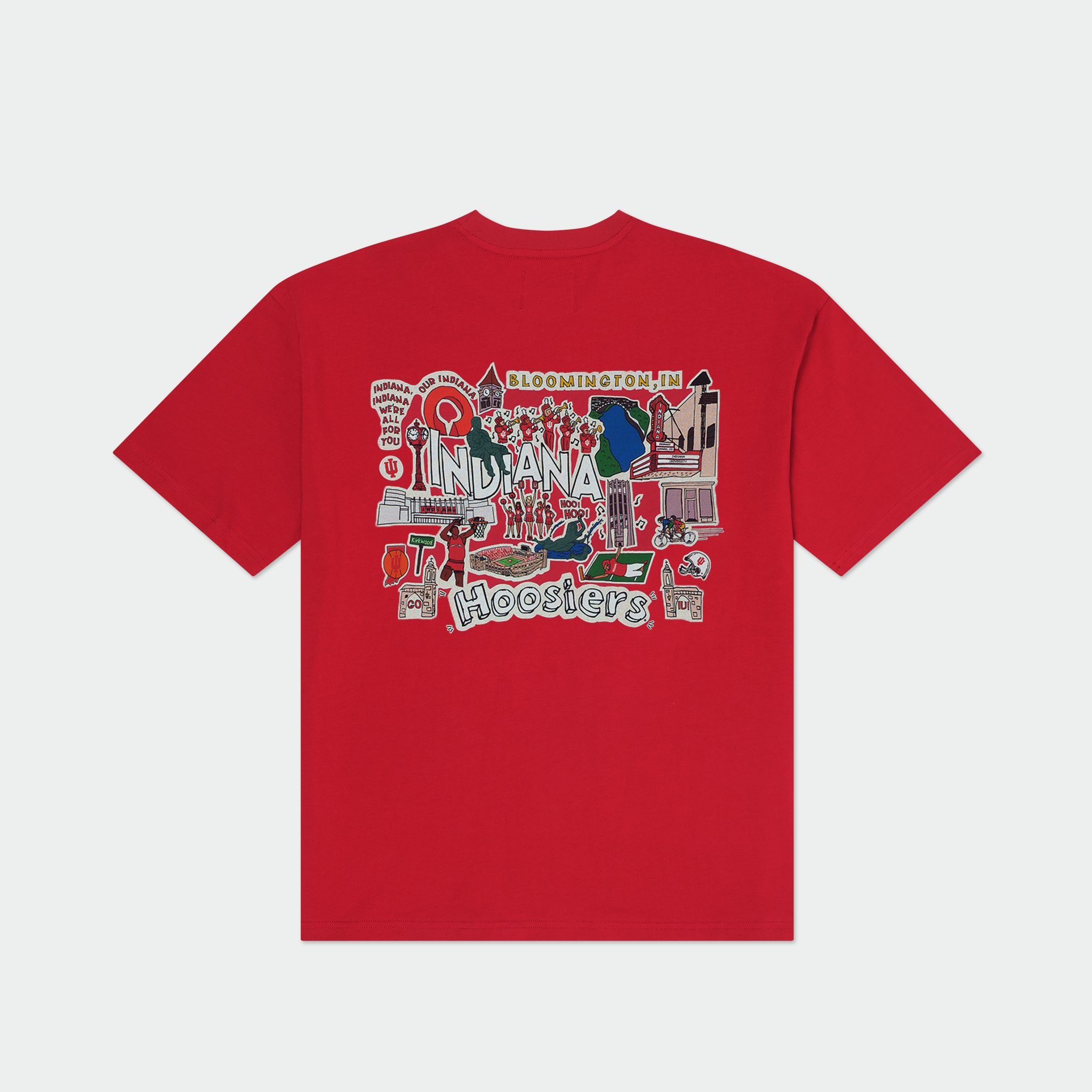 Indiana Hoosiers Campus Heritage Red T-Shirt