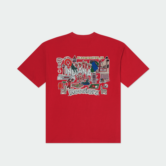 Indiana Hoosiers Campus Heritage Red T-Shirt