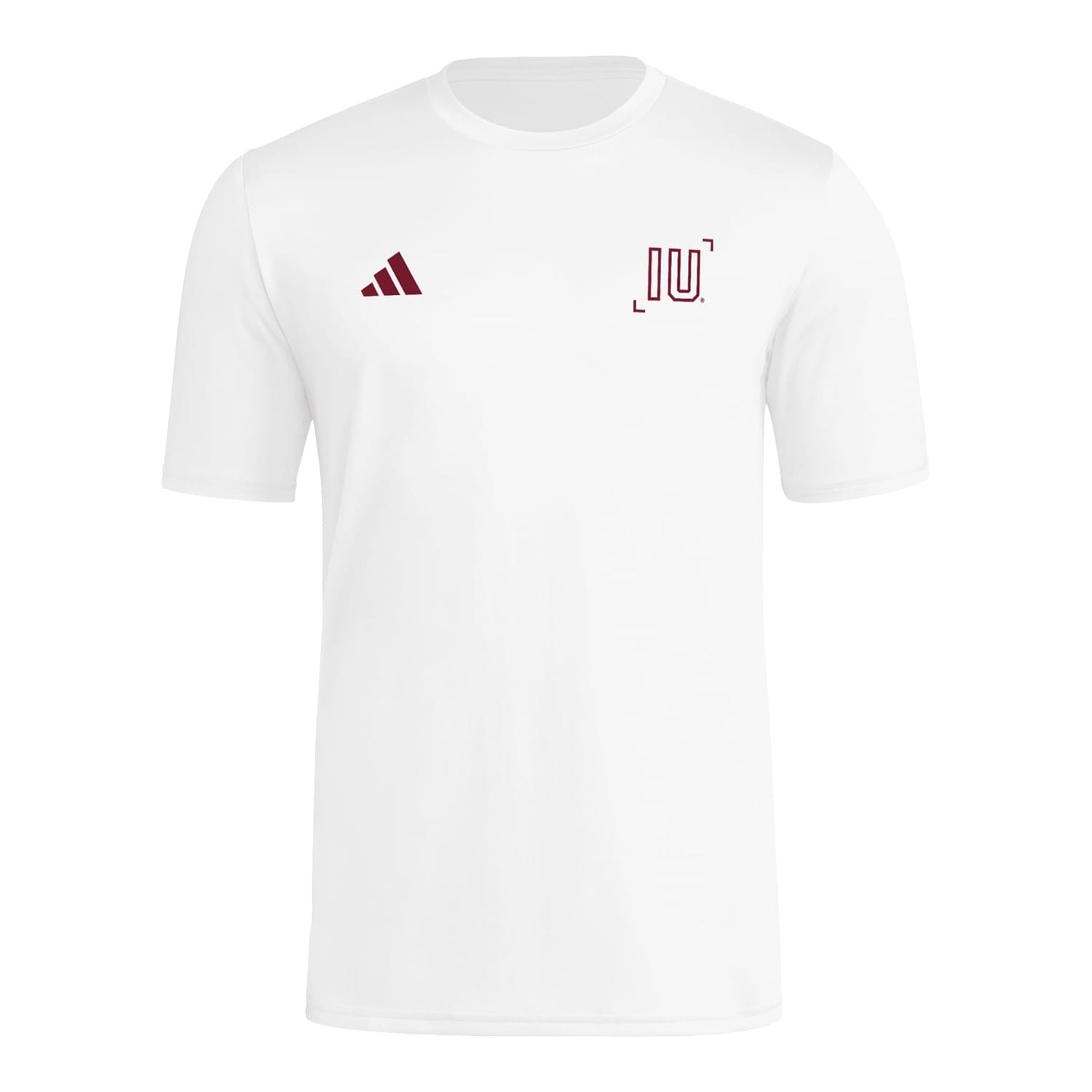 Indiana Hoosiers adidas Pregame IU T-Shirt - Front View