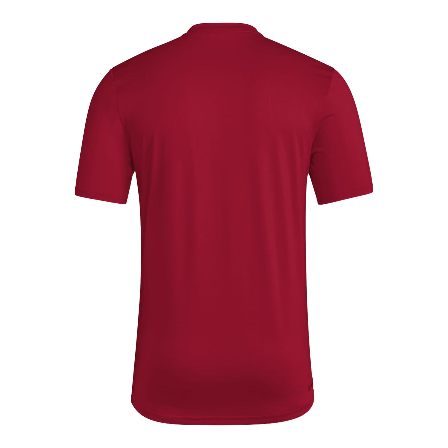 Indiana Hoosiers adidas Football Rectangle with Laces Pregame T-Shirt - Back View